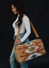 Load image into Gallery viewer, Sloane Woven Weekender - Tan
