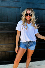 Load image into Gallery viewer, Sadie Slouchy Boyfriend Tee - White
