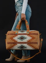 Load image into Gallery viewer, Sloane Woven Weekender - Tan
