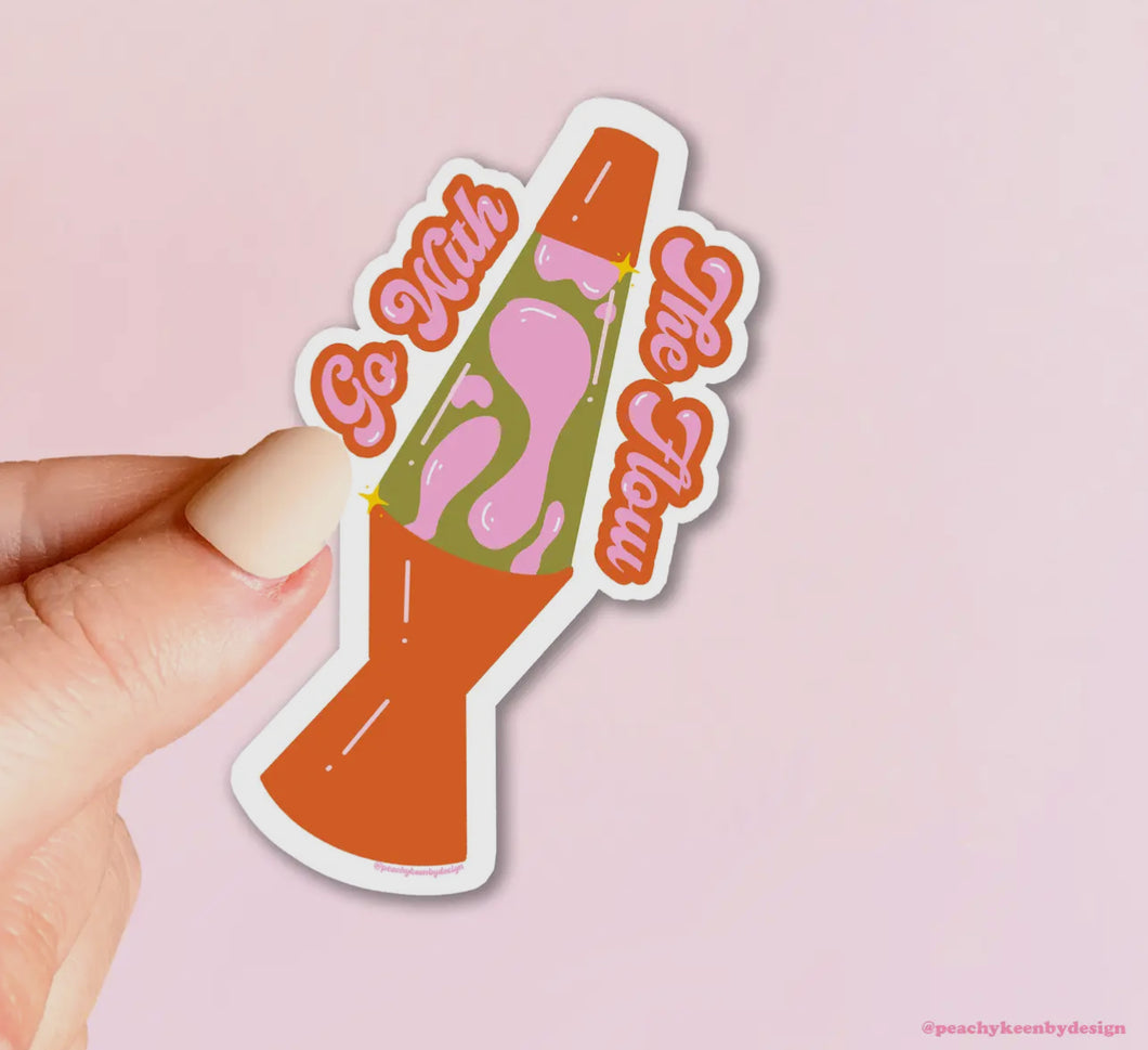 Go With The Flow Sticker