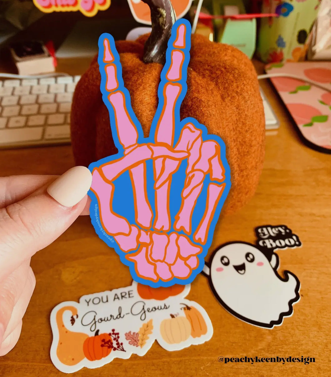Spooky Peace Sticker