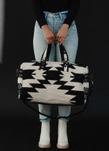 Load image into Gallery viewer, Sloane Woven Weekender - Black
