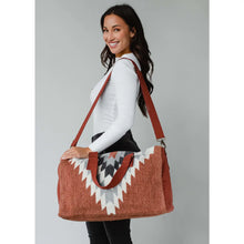 Load image into Gallery viewer, Sloane Woven Weekender - Rust
