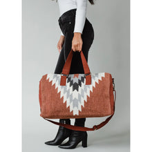 Load image into Gallery viewer, Sloane Woven Weekender - Rust
