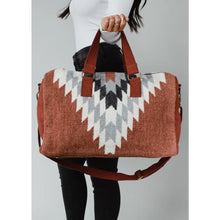 Load image into Gallery viewer, Sloane Woven Weekender - Rust
